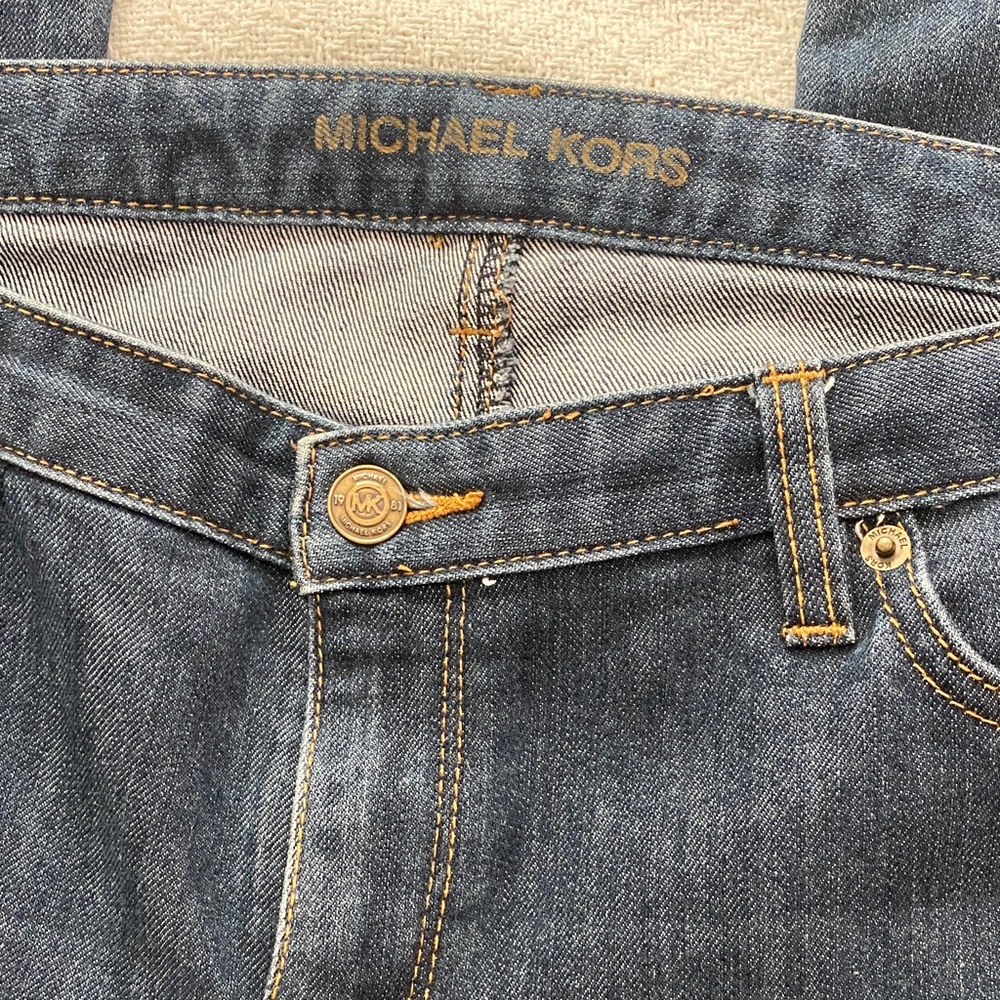 Michael Kors Women's Boot Cut Jeans in Classic Blue